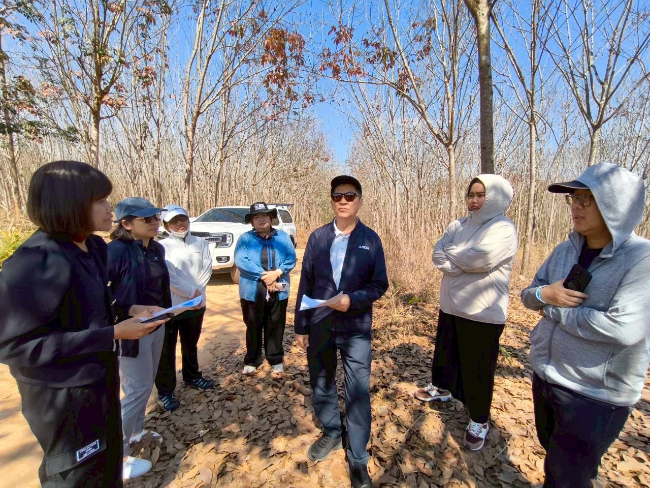 title - สวผ.ต้อนรับคณะผู้ทรงคุณวุฒิ สวก. ติดตามงานวิจัย Geolocation EUDR